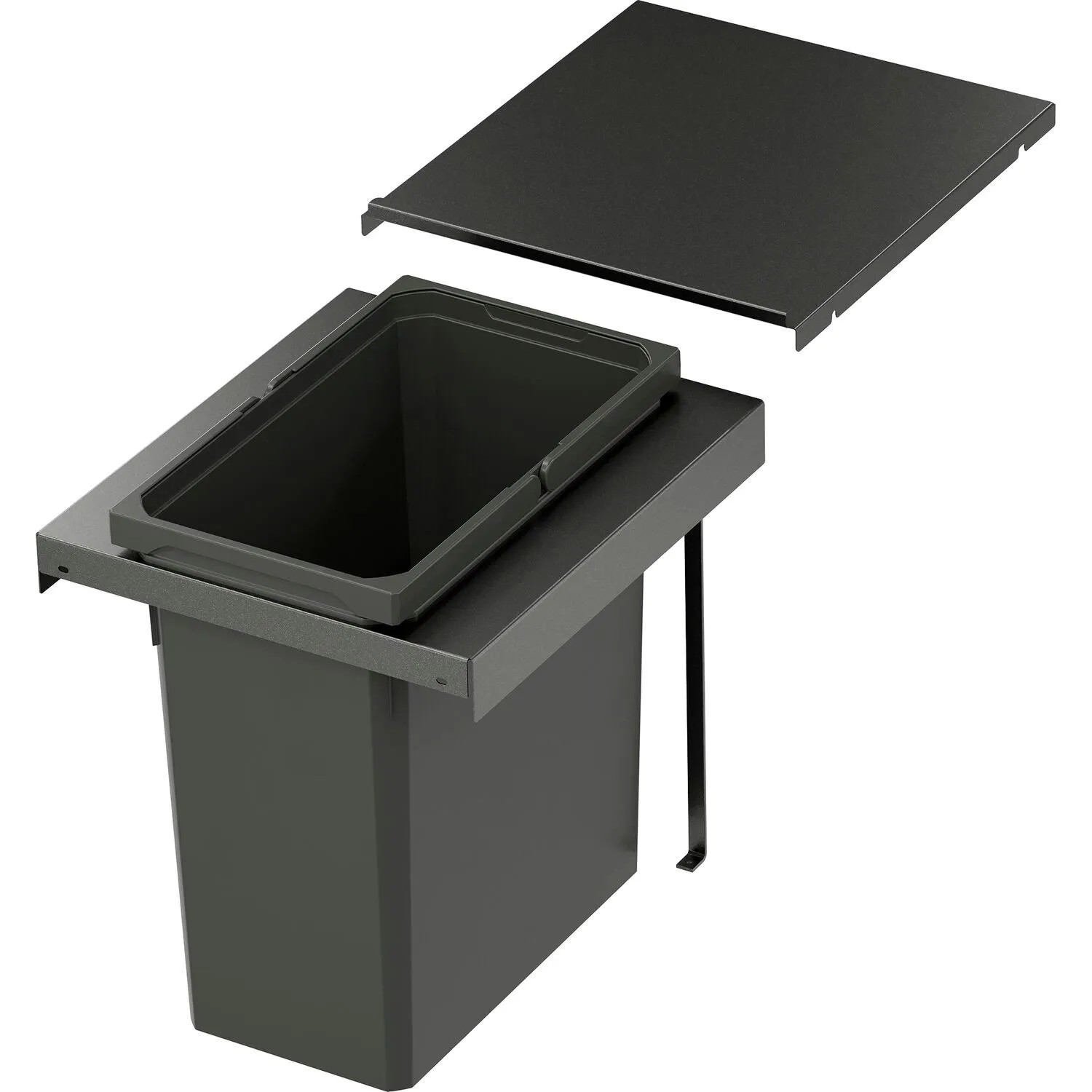 Vauth-Sagel Abfalltrennsystem Envi Flex Pro Korpusbreite 400 mm 1x28, Lava