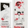 Fischer Bad Kleber 2x4g: Zwei Tuben Kleber zum Anbringen von Bad-Accessoires ohne Bohren.