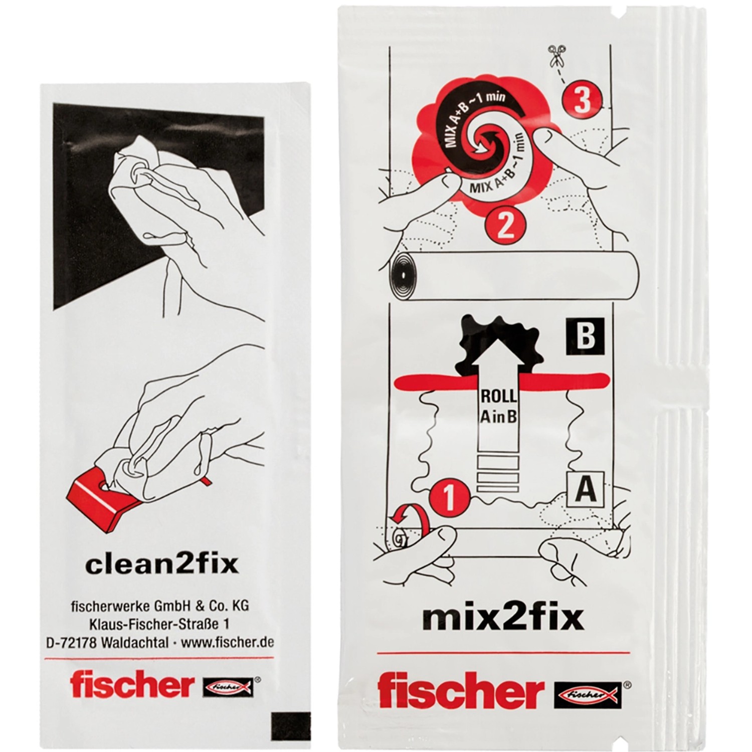 Fischer Bad Kleber 2 x 4 g