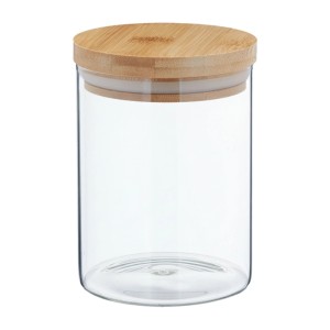 Relaxdays 3er Set Vorratsgläser Glas Transparent Luftdicht 13 cm x 10 cm 650 ml