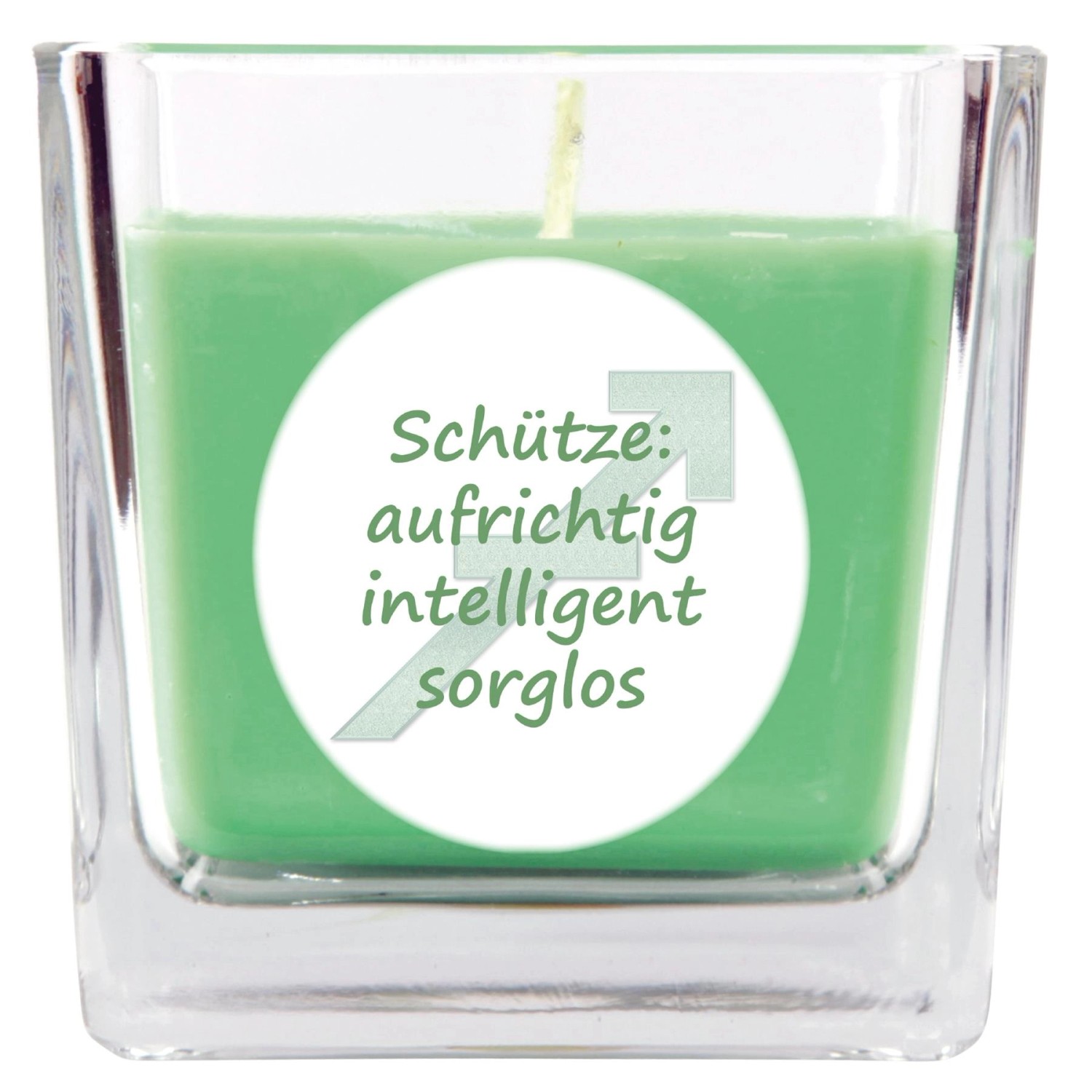 HS Candle Duftkerze & Glas Sternzeichen Coconut Limes 50 Stunden Schütze günstig online kaufen