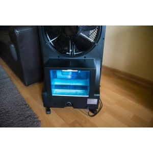 WESTINGHOUSE Standventilator Cascata mit Vernebelung und Wassertank, schwarz.