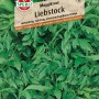 Samenpackung Sperli Liebstock Maggikraut mit grünen Blättern.