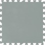 Graue Flowclear Pool Bodenschutzmatte, 50x50 cm, 9er Set für Aufstellpools.