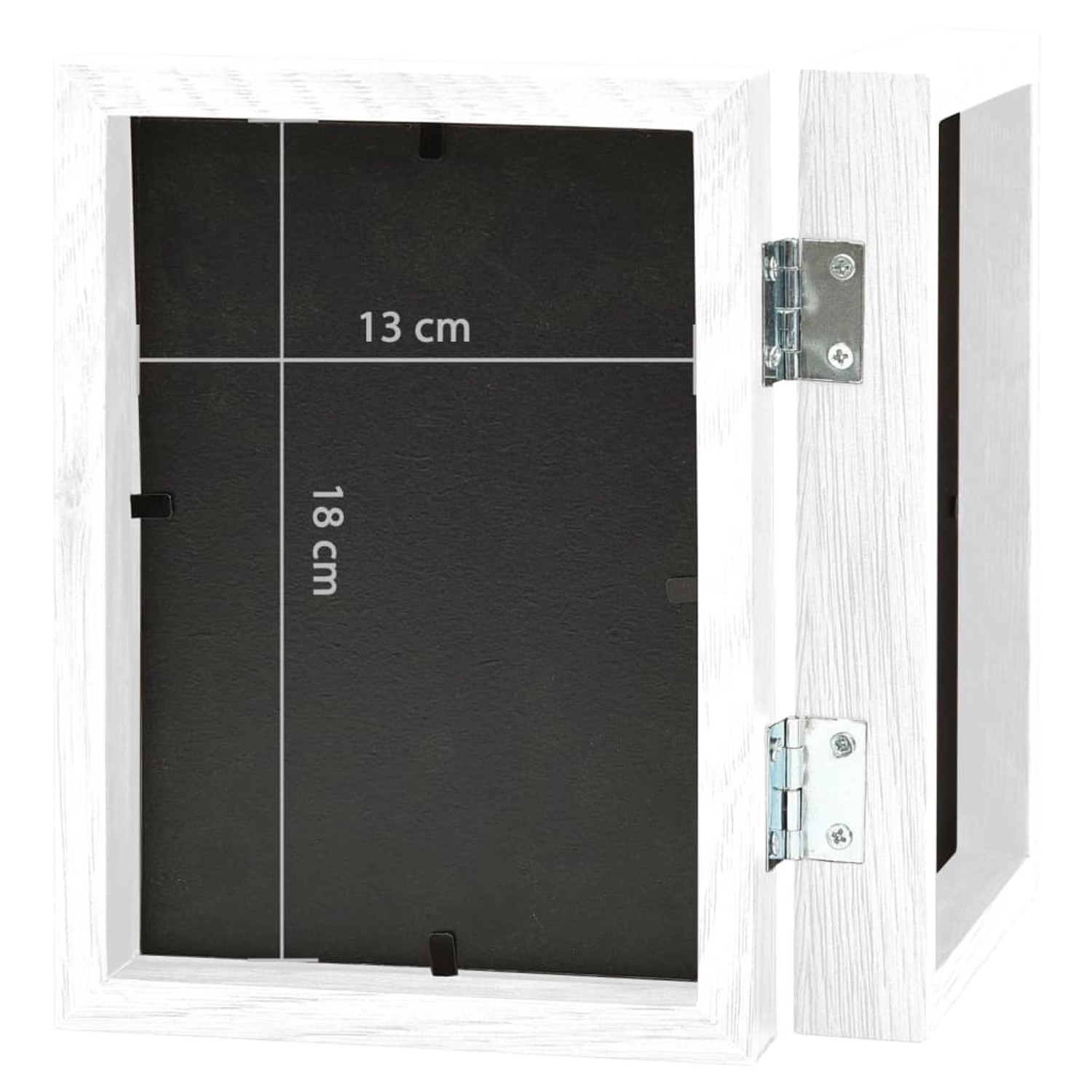 Weißer vidaXL Zweifach-Bilderrahmen (13x18 cm) für Dekoartikel & Wohnaccessoires.