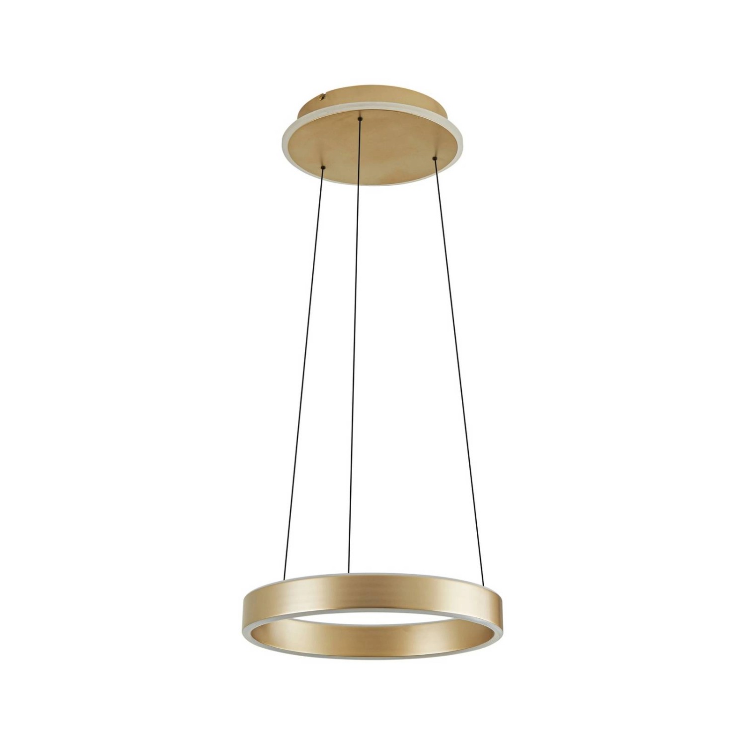 Lucande LED Tindra 10041995 Modern in Gold Messing aus Metall 1-flammig Wohnzimmerleuchte