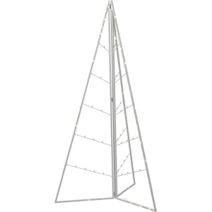 LED-Baum Eisen Weiß 60 cm x 31 cm x 100,5 cm