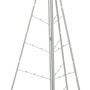Weißer LED-Baum aus Eisen, 100,5 cm hoch, für stimmungsvolle Weihnachtsdekoration.