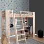 ESTAhome Vliestapete Hellblau mit Fußballspielern im Kinderzimmer, ideal für sportliche Wanddekoration.