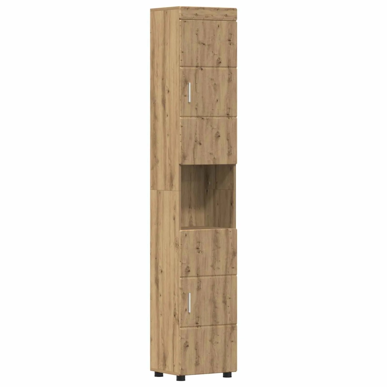 vidaXL Badezimmerschrank-Set TULUM Artisan-Eiche 37 x 31,5 x 203 cm 880360