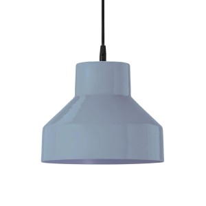 PR Home Solo Pendelleuchte, blaue Hängelampe aus Metall mit skandinavischem Design.
