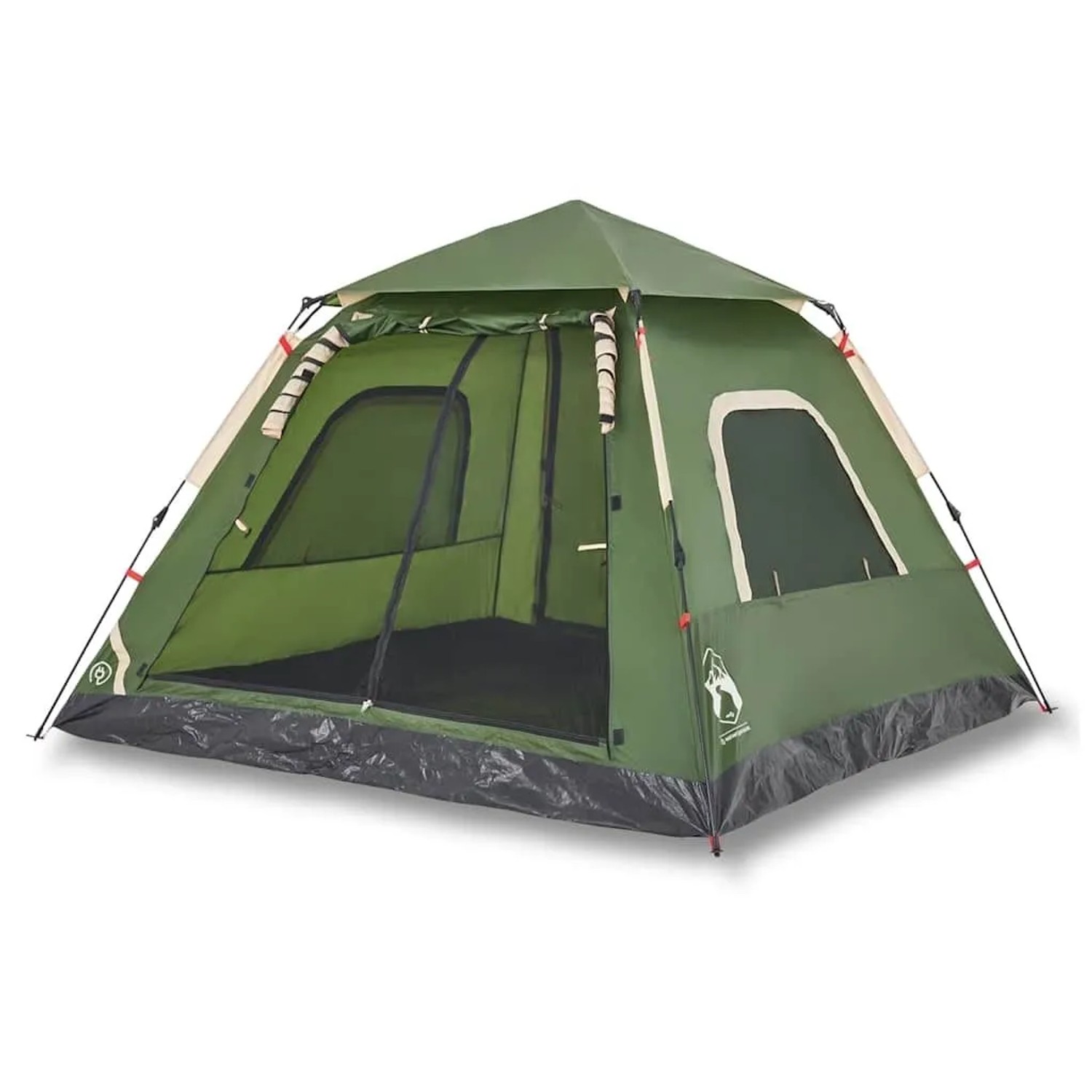 vidaXL Kuppel-Campingzelt 5 Personen Grün Quick Release 4004146 günstig online kaufen
