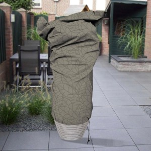 Capi Pflanzenabdeckung, grau, 100x200 cm, schützt Pflanzen im Winter vor Frost und Wind.