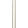 LED-Solarfackel Vagnole aus Edelstahl, 112,5 cm hoch, für Garten und Terrasse.