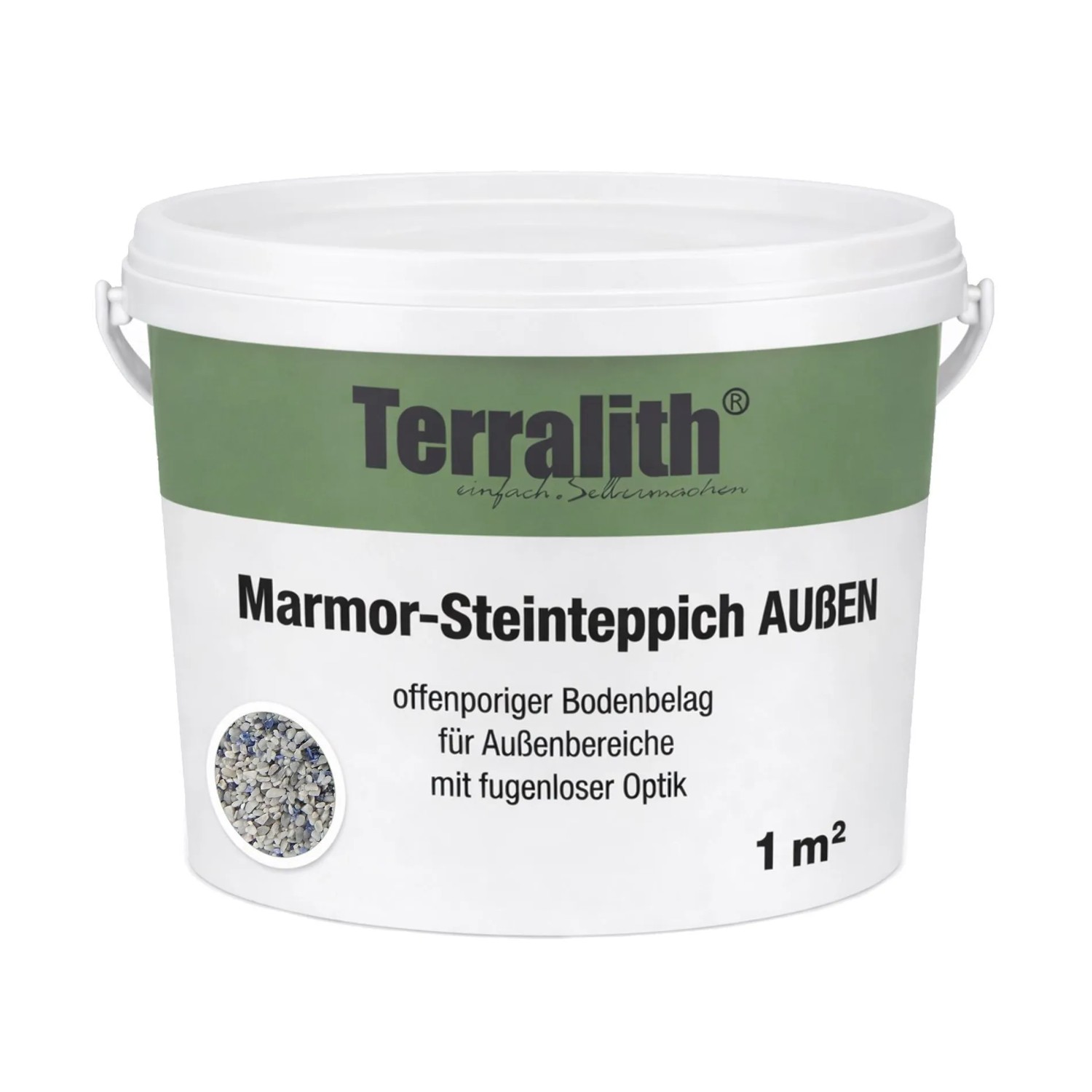 Terralith Edelsteinteppich Sodalith Nebula 1 m² Außen