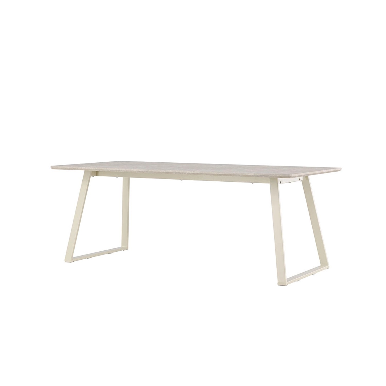 ebuy24 Malaga Esstisch Marmor Dekor Beige günstig online kaufen