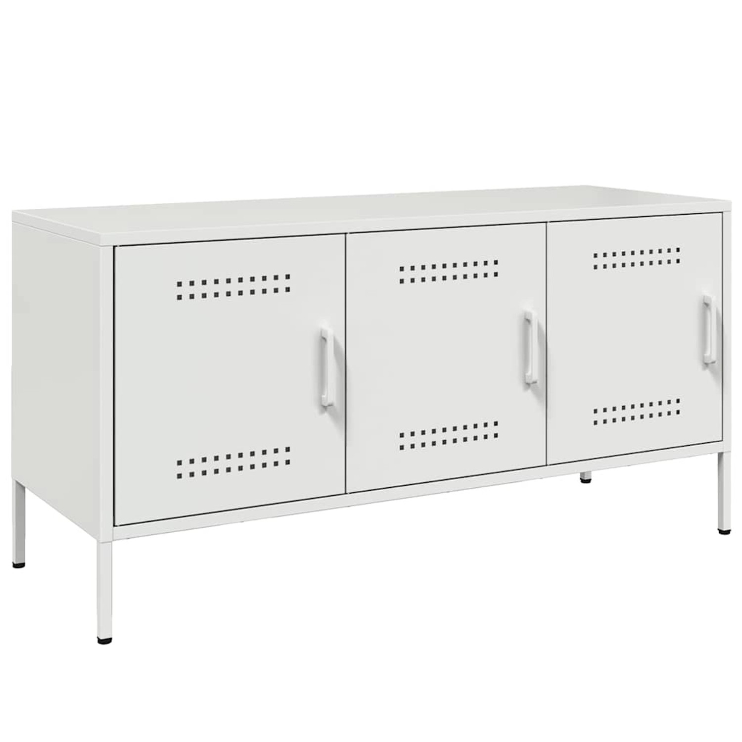 vidaXL TV-Schrank Weiß 100,5x39x50,5 cm Stahl 842951 günstig online kaufen