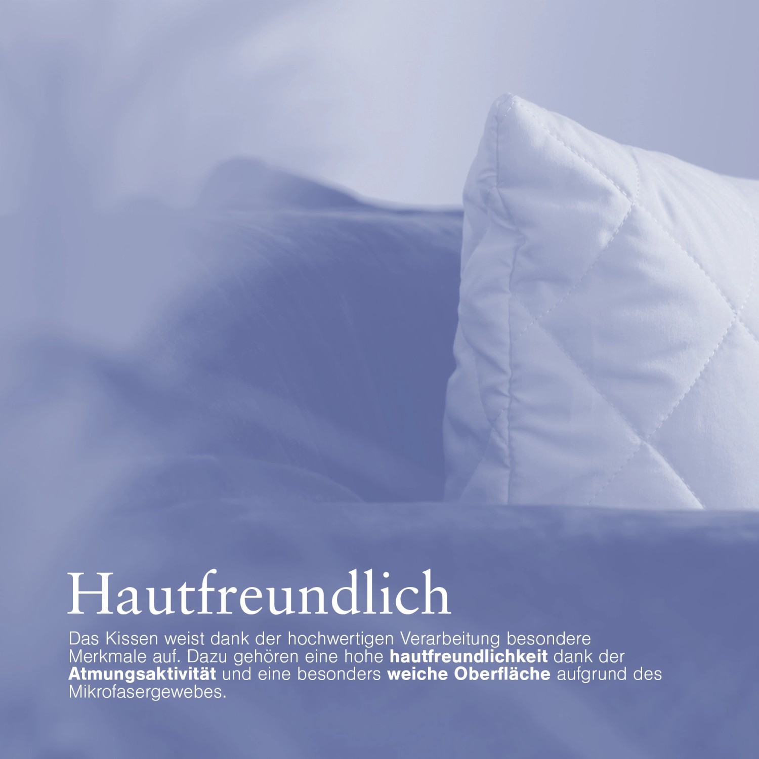 Bestlivings Seitenschläferkissen 40x145 cm, weiß, gesteppt. Füllkissen für bequemen Schlaf.