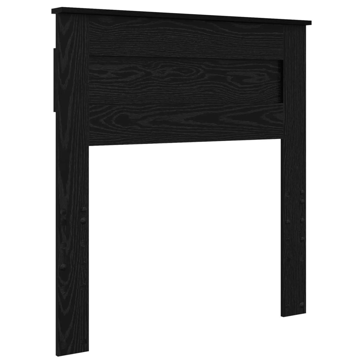 vidaXL Kopfteil mit Kopfteil Schwarz Eichen-Optik 75 cm Holzwerkstoff 888158