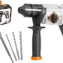 Worx 800 W Bohrhammer WX339 mit Zubehör und Koffer.
