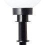 Weiße LED-Gartenleuchte Thore mit Erdspieß, 8W, für stimmungsvolle Außenbeleuchtung.