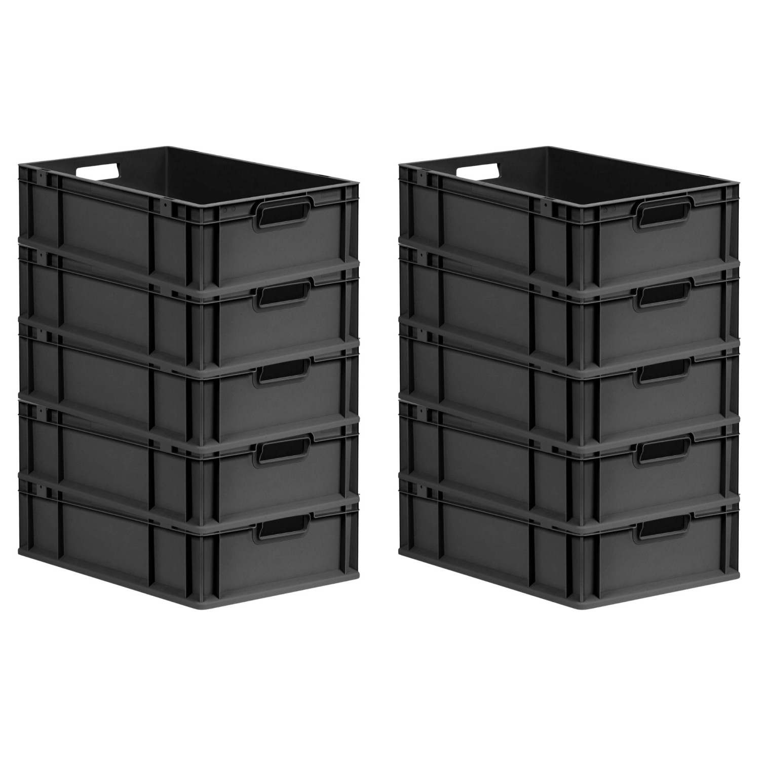 PROREGAL SparSet 10x Eurobox Nextgen Grip HxBxT 17x40x60cm 34 Liter Griffe günstig online kaufen