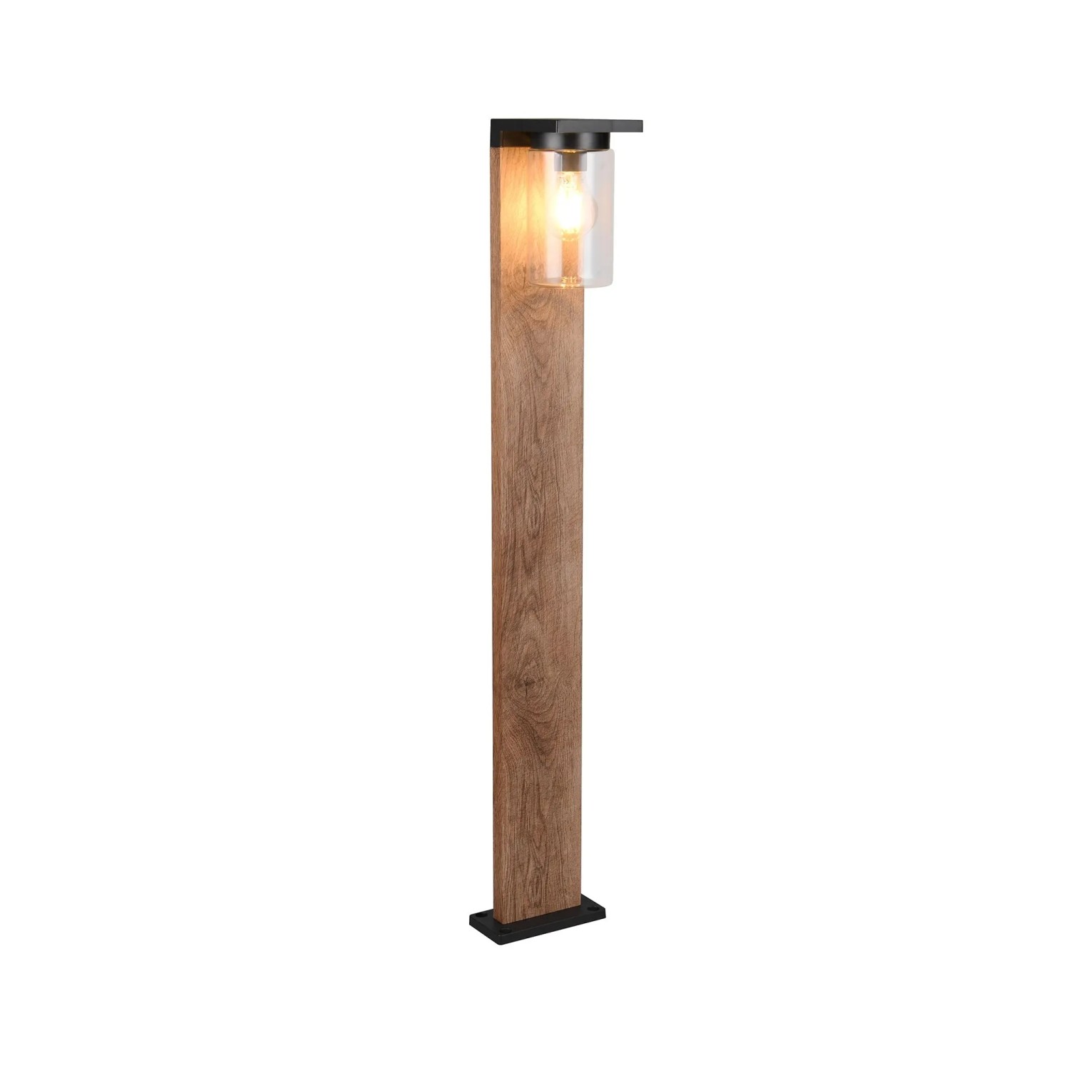 Trio LED-Pfosten Ardila Holzoptik 16 cm x 100 cm x 17 cm