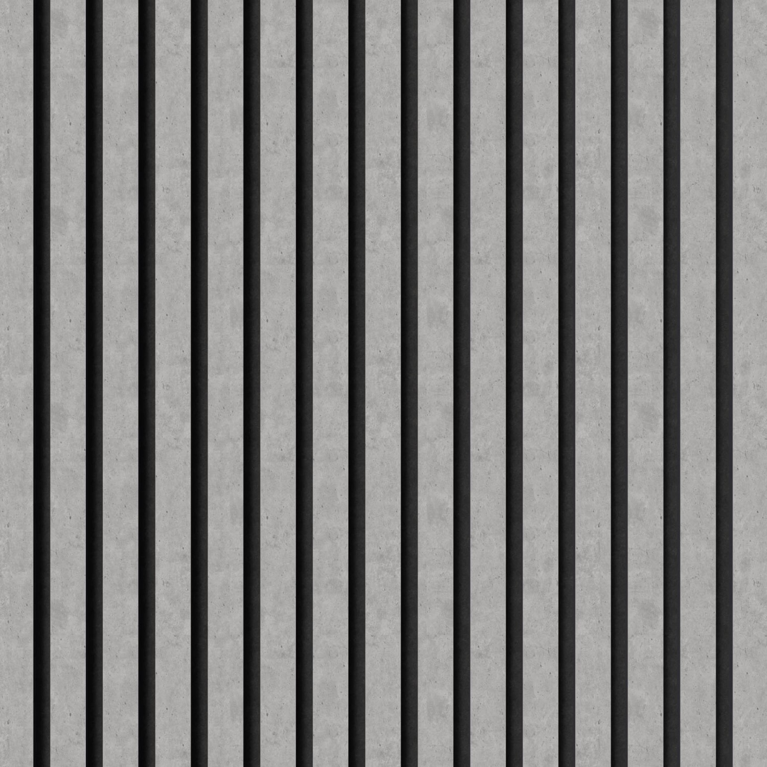 DenPanels Akustikpaneel in Betongrau, 120x60 cm. Schallabsorbierende Wandpaneele mit Betonoptik.