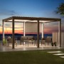 Sunjoy Rollo für Multi-Pergola Matterhorn 2m, Textilrollo an Terrassenüberdachung.