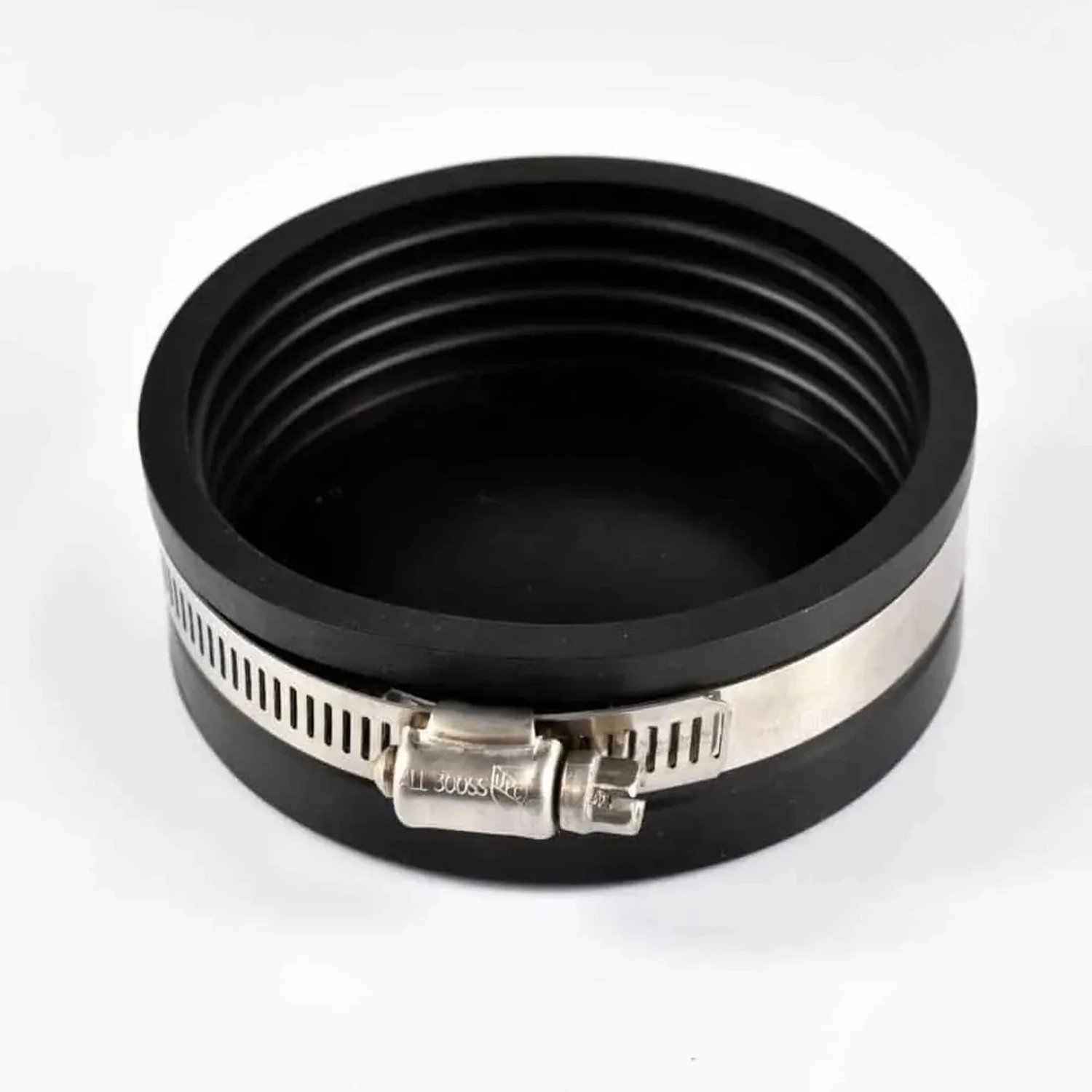 Klasebo Endkappe 50 mm Flexible Rohrstopfen Gummi Schwarz