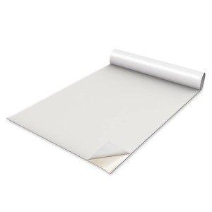 Hellgraue Möbelfolie (50x100 cm) von Tulup, selbstklebend für Schränke und Möbel.
