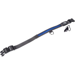 Blaues Dobar LED Hundehalsband mit USB-Ladekabel für mehr Sicherheit im Dunkeln.