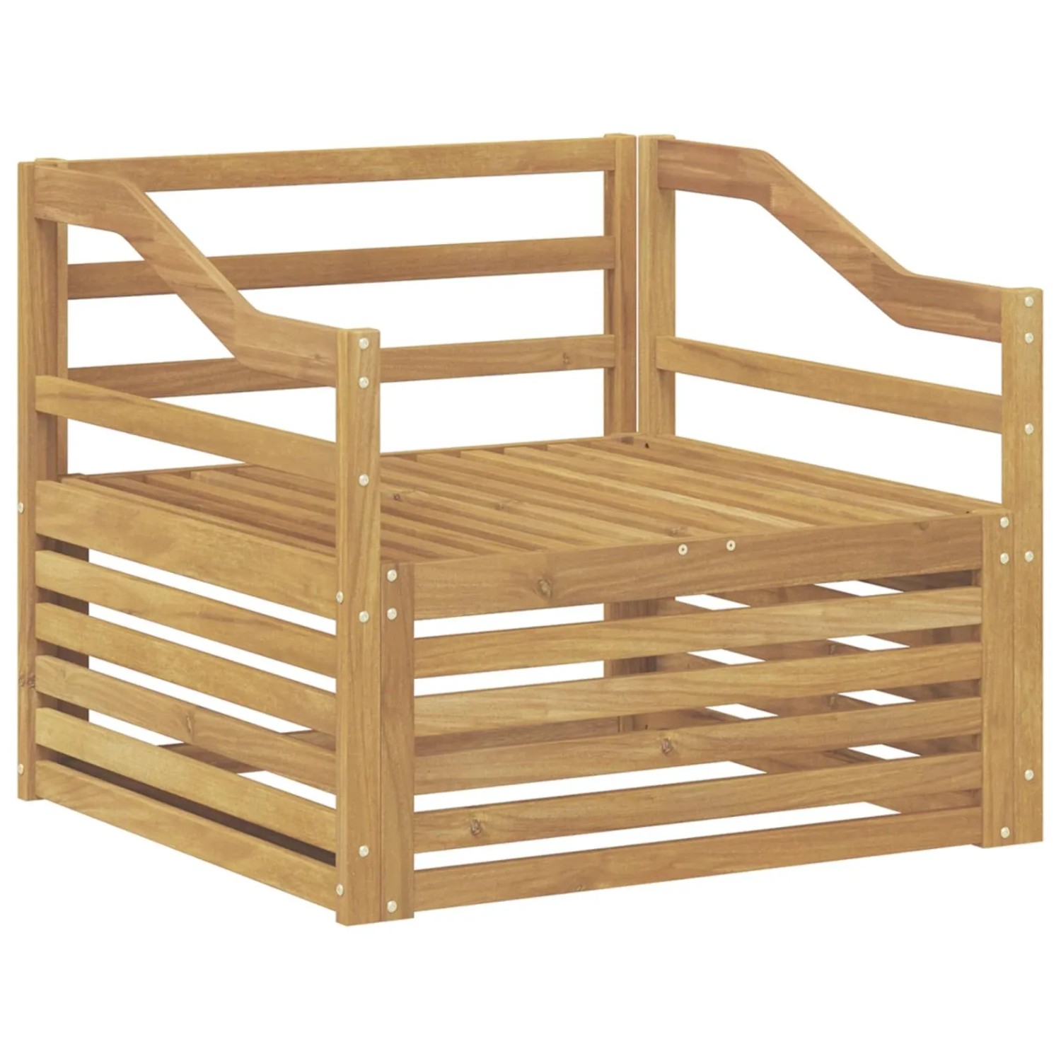 vidaXL Outdoor-Sofa Weiß 3439151