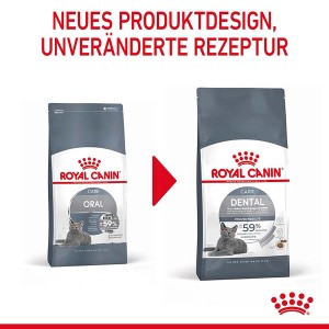 Royal Canin Dental Care Katzenfutter, Trockenfutter für gesunde Zähne, Designupdate.