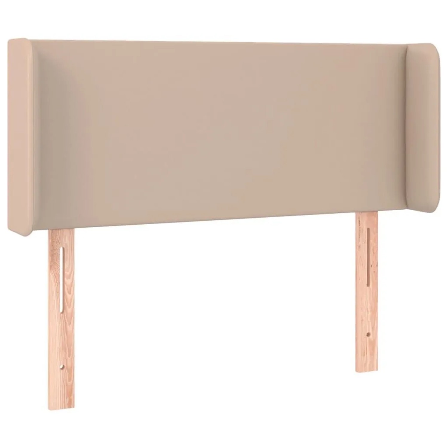 vidaXL Kopfteil mit Ohren Cappuccino-Braun 93x16x78/88 cm Kunstleder 3118571