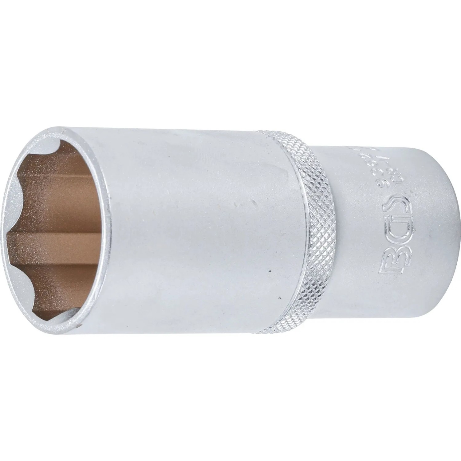 BGS Steckschlüssel Einsatz Super Lock Tief Antrieb Innenvierkant 12 5 Mm  1 2 Zoll  SW 27 Mm 9362