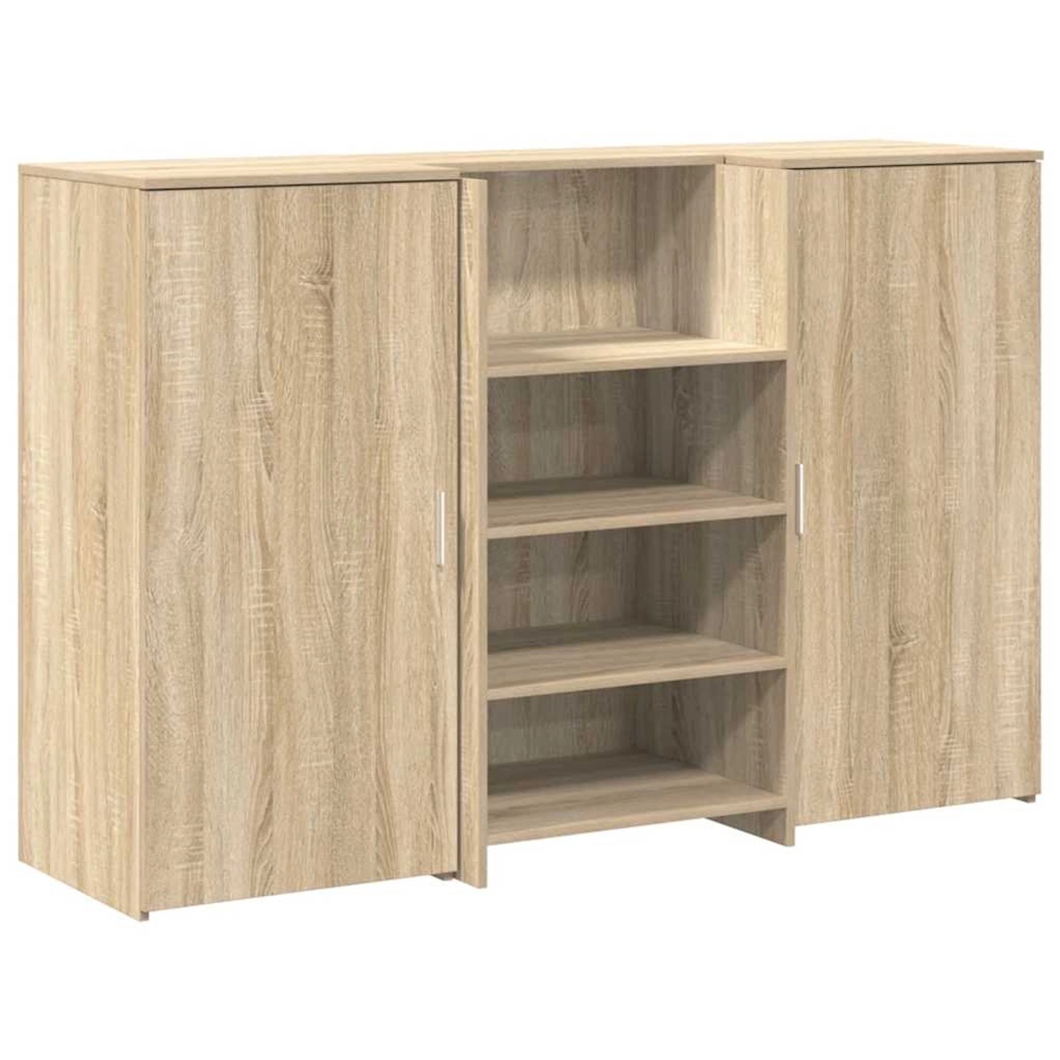 vidaXL Empfangstheke Sonoma-Eiche 155x50x103,5 cm Holzwerkstoff 3324198 günstig online kaufen