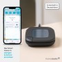 Homematic IP Access Point 2 in Anthrazit mit Smartphone-App zur Hausautomation.