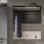 Inn.Furn Garderobenpaneel Set in Weiß und Grau 80 cm Cooper_5