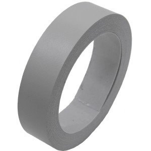 Hellgrauer, selbstklebender Kantenumleimer (5m x 19mm) für Arbeitsplatten.