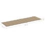 Beige Auflage (186x58x3 cm) für vidaXL Sonnenliege aus Akazienholz.