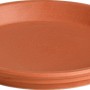 Deroma Untersetzer, Ø 9 cm, Terrakotta, für Pflanzgefäße im Innen- und Außenbereich.