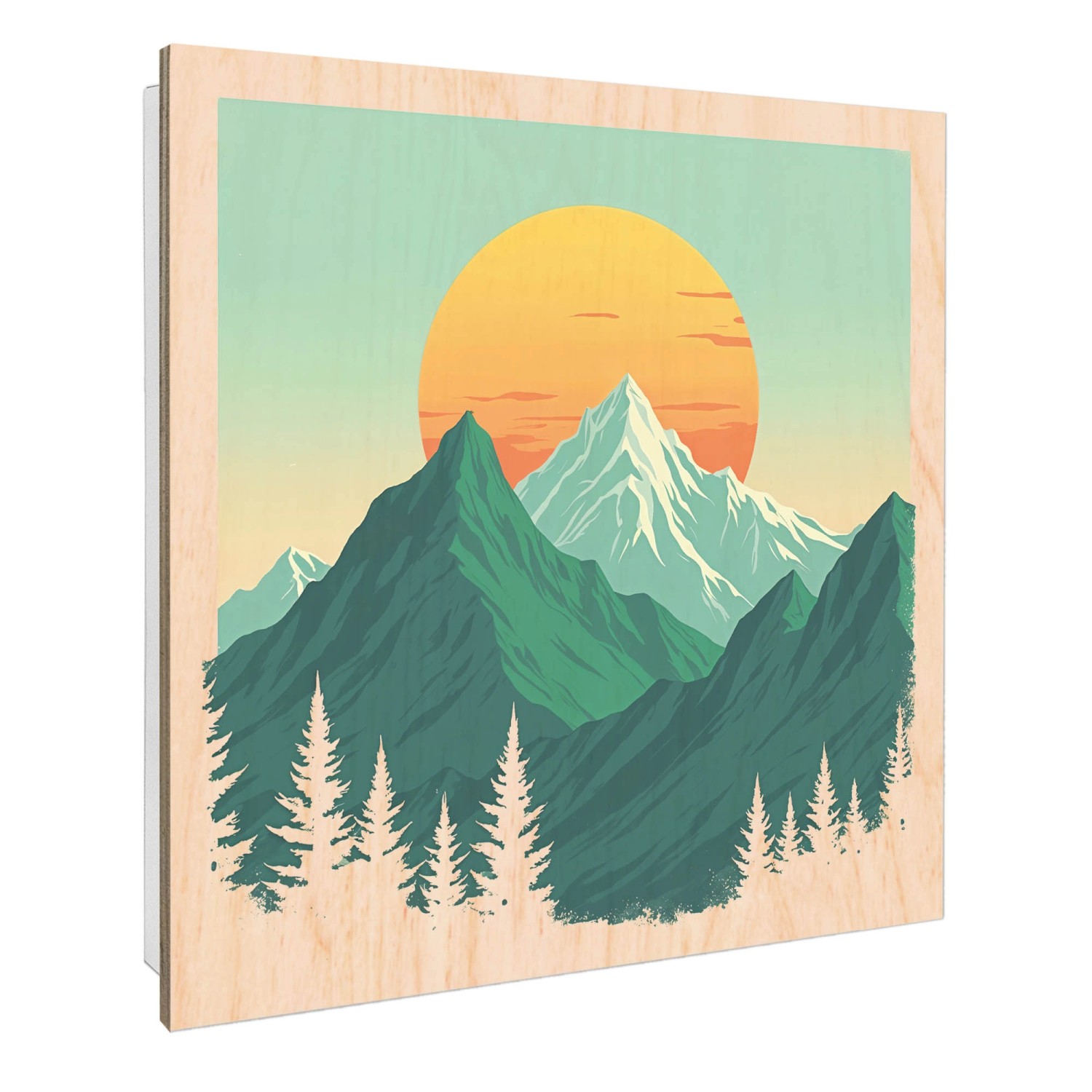 Banjado Großer Schlüsselbox Holz 30x30cm Weiß Scharnier Rechts 50 Haken Sch günstig online kaufen