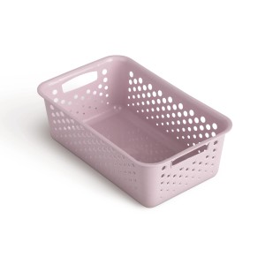 Rosa ProHome Aufbewahrungskorb, 2L, aus Kunststoff, für Badaccessoires.