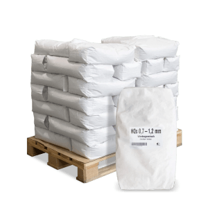 Galamio Quarzsand 0,7-1,2 mm auf Palette: 40 weiße 25kg Säcke, insgesamt 1000kg Schüttgut für Garten & Bau.
