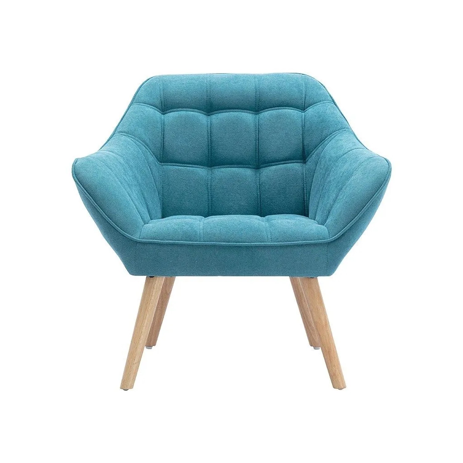Vente-unique Sessel Mit Gerader Rückenlehne Caserta Türkisblau 82 cm