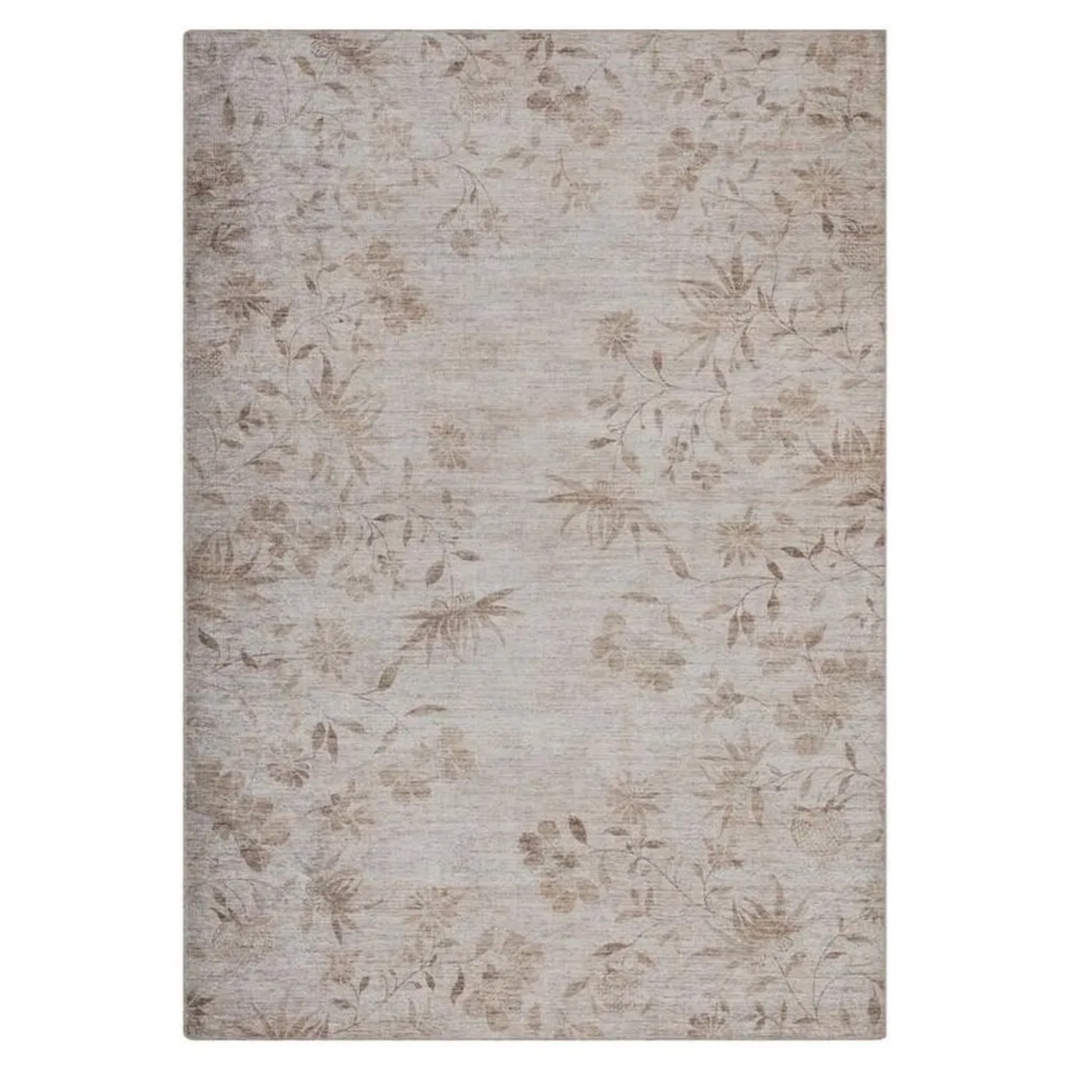 Vercai Rugs Teppich Script Ranken Elfenbein Beige 160 x 230 cm
