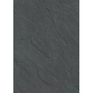 Arbeitsplatte Porto Schiefer, graue Küchenarbeitsplatte in Steinoptik.