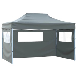 vidaXL Party-Zelt Anthrazit 280 x 410 x 315 cm Oxford-Stoff 42023587