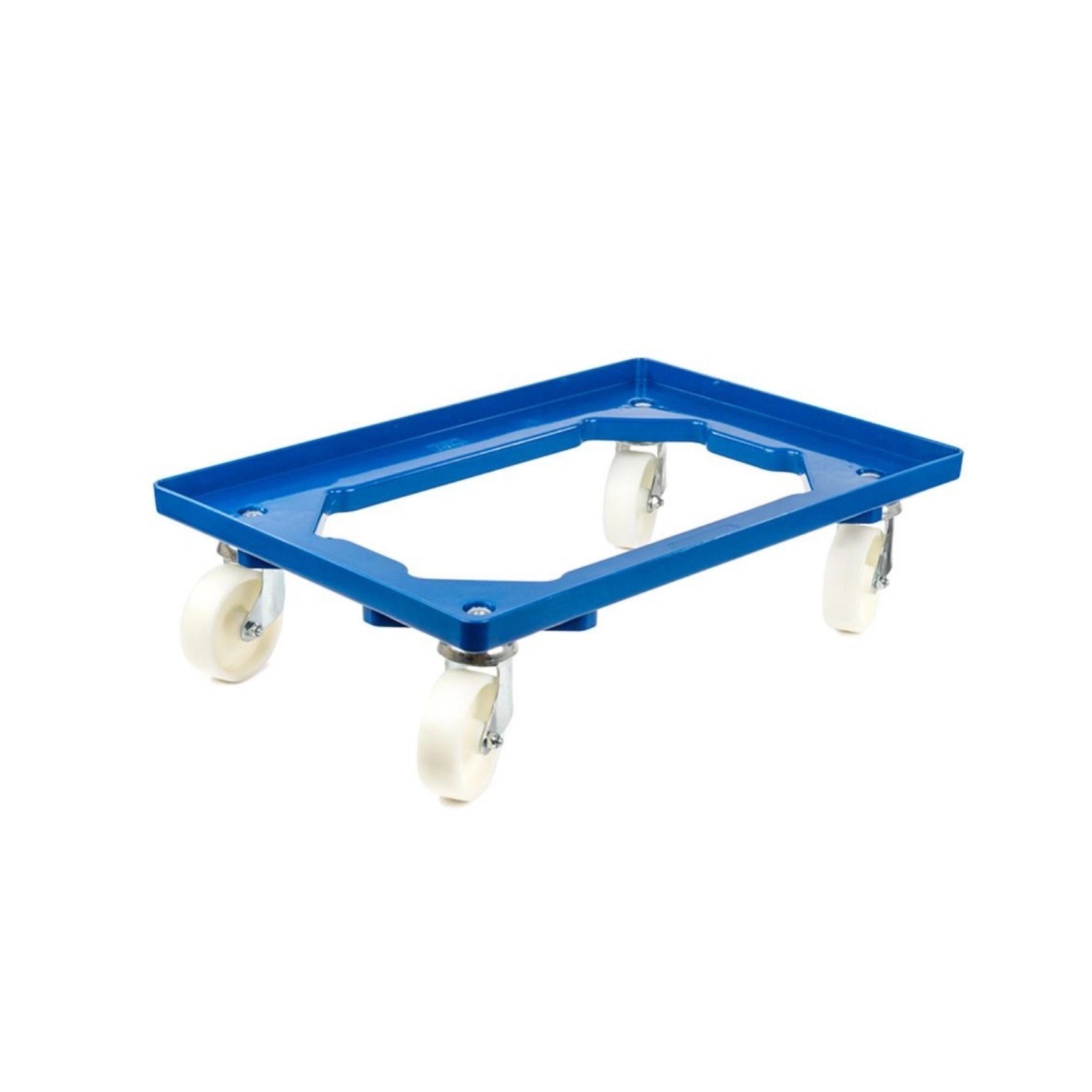 PROREGAL Transportroller für Euroboxen 60 x 40 cm mit Kunststoffräder Blau günstig online kaufen